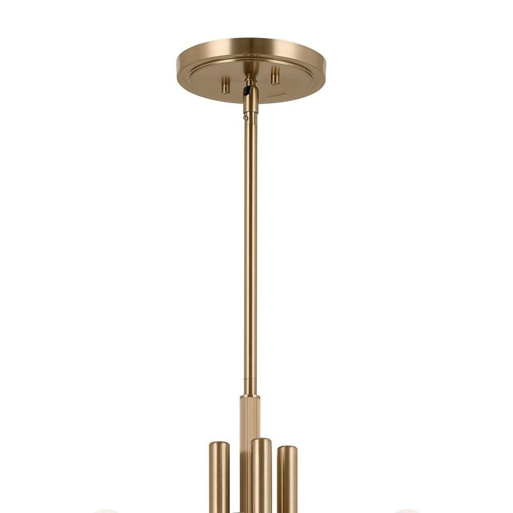 Kichler Lighting - 52551BK - Odensa - 10 Light Chandelier-27.25 Inches Tall and 40.25 Inches Wide