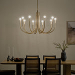 Kichler Lighting - 52551BK - Odensa - 10 Light Chandelier-27.25 Inches Tall and 40.25 Inches Wide