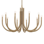 Kichler Lighting - 52551BK - Odensa - 10 Light Chandelier-27.25 Inches Tall and 40.25 Inches Wide
