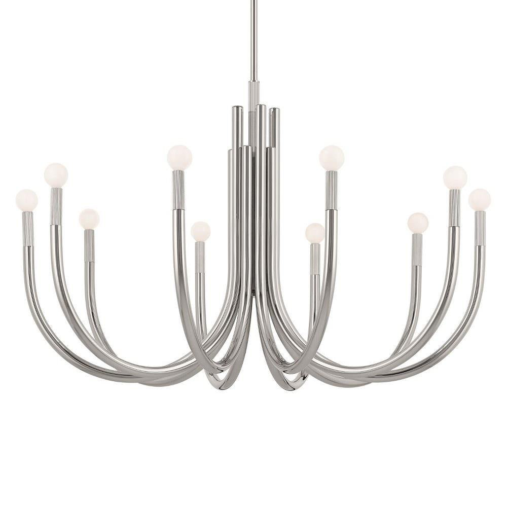 Kichler Lighting - 52551BK - Odensa - 10 Light Chandelier-27.25 Inches Tall and 40.25 Inches Wide