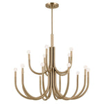 Kichler Lighting - 52552 - Odensa - 15 Light Chandelier-35.75 Inches Tall and 40.25 Inches Wide