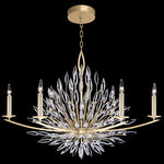 LILY BUDS 48"W Oblong Chandelier