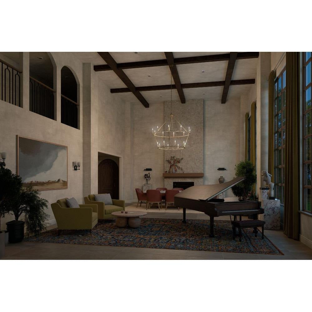 Kichler Lighting - 52708PN - Carrick - 18 Light Chandelier-49.75 Inches Tall and 54.25 Inches Wide