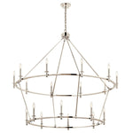 Kichler Lighting - 52708PN - Carrick - 18 Light Chandelier-49.75 Inches Tall and 54.25 Inches Wide