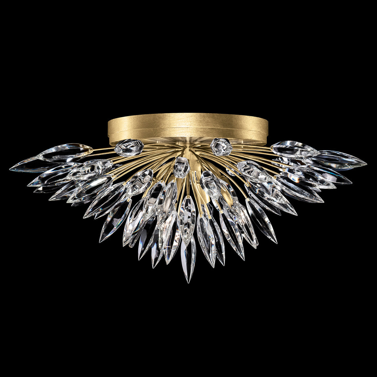 LILY BUDS 26" W Round Flush Mount
