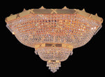Entryway/ foyer crystal chandelier in gold plated finish