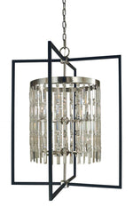 Arcadia Foyer Chandelier, 12-Light, Polished Nickel, 29"W (5128 PN A089A)