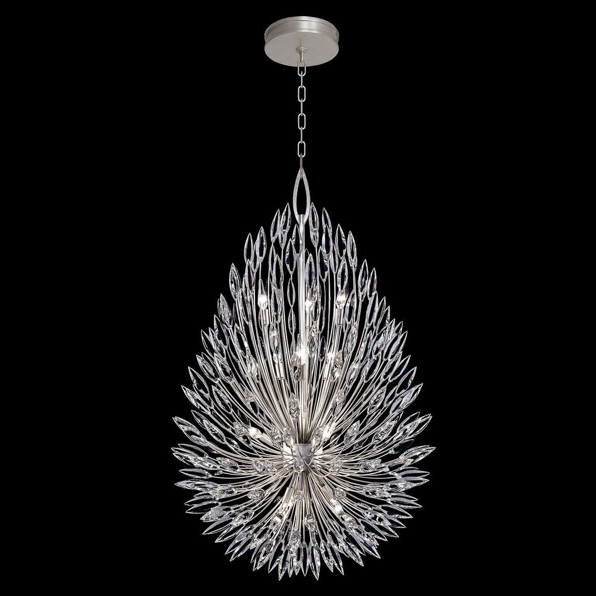 LILY BUDS 33.5" W Round Pendant