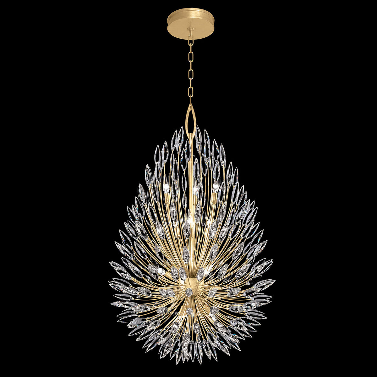 LILY BUDS 33.5" W Round Pendant