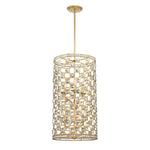 Gold Bullion Six-Light Foyer Pendant