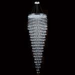 Corp Icicle 16-Light Chrome Finish with Clear-Crystals Chandelier