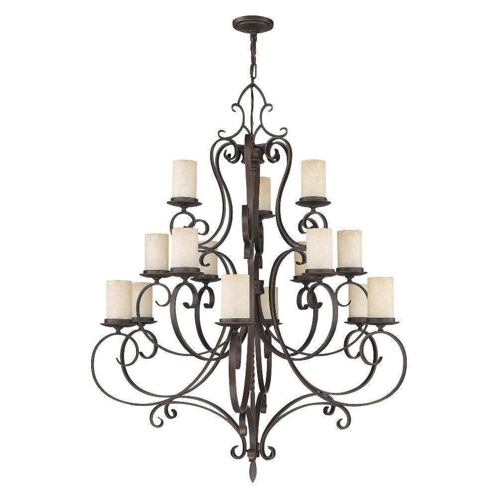 Livex Lighting - 5497-58 - Millburn Manor - 15 Light Chandelier in French Country Style - 42 Inches wide by 52.5 Inches high