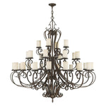 Livex Lighting - 5498-58 - Millburn Manor - 28 Light Chandelier in French Country Style - 63 Inches wide by 64 Inches high