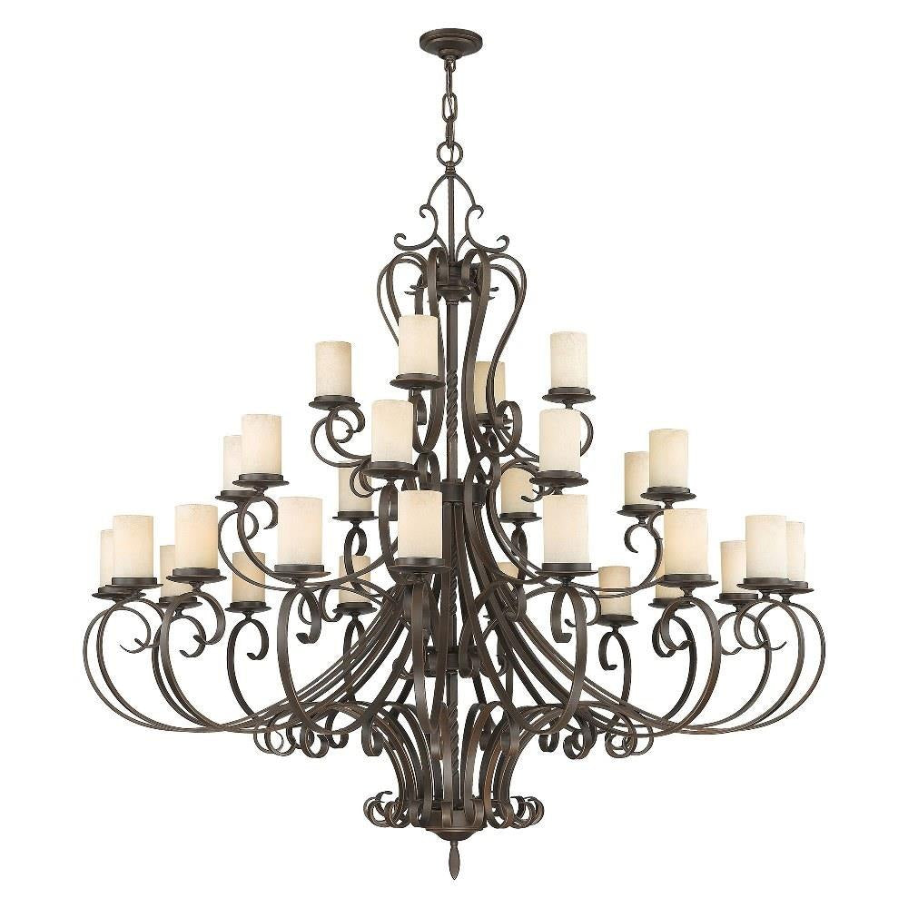 Livex Lighting - 5498-58 - Millburn Manor - 28 Light Chandelier in French Country Style - 63 Inches wide by 64 Inches high