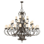 Livex Lighting - 5498-58 - Millburn Manor - 28 Light Chandelier in French Country Style - 63 Inches wide by 64 Inches high