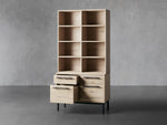 Sullivan Bookcase with File Base