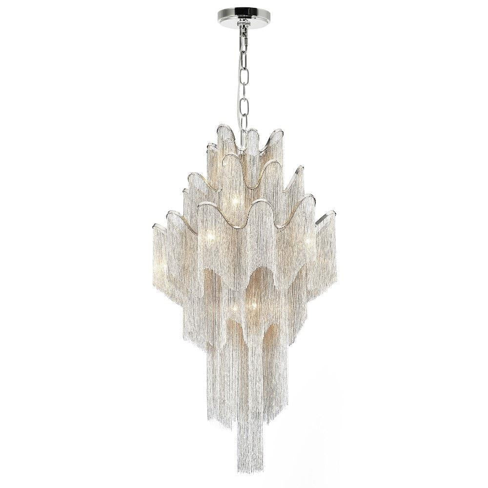 CWI Lighting - 5650P32C - 17 Light Down Chandelier with Chrome finish