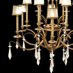 MONTE CARLO 58" W Round Chandelier