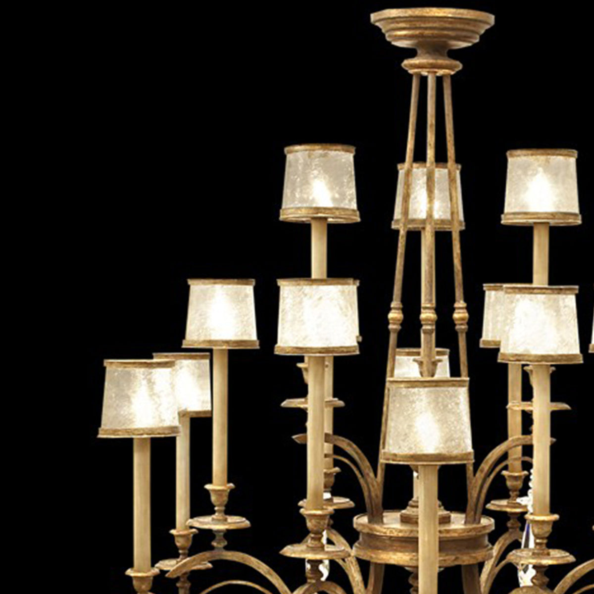 MONTE CARLO 58" W Round Chandelier