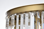 Elegant Lighting Sydney 31.5" Round Crystal Chandelier