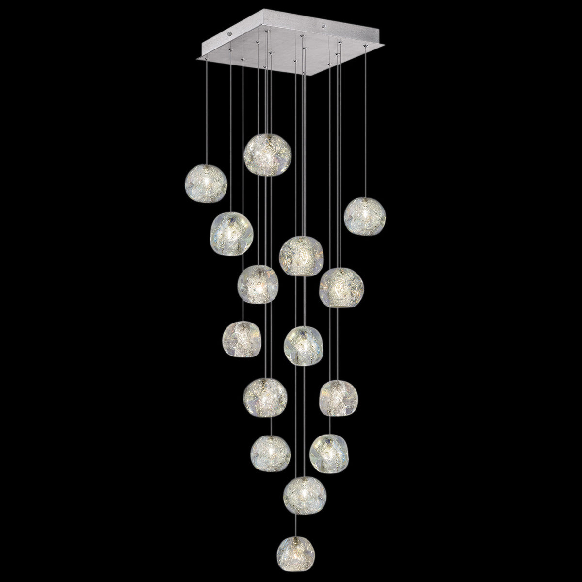 NATURAL INSPIRATIONS 19" W Square Pendant