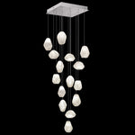 NATURAL INSPIRATIONS 19" W Square Pendant