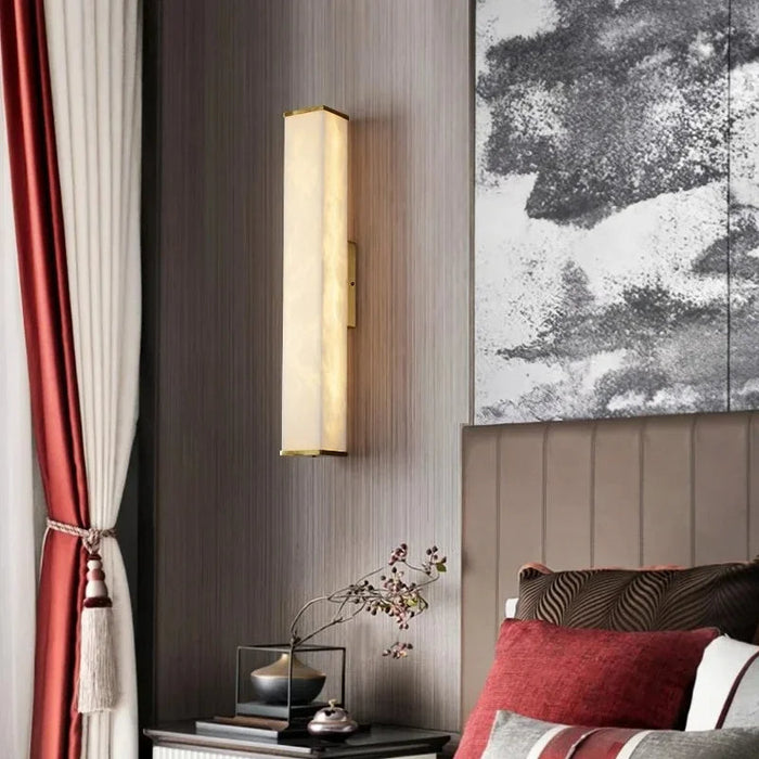 Natural Marble Indoor Wall Sconce Light