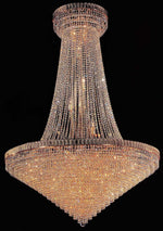 Entryway chandelier / foyer chandelier in gold plated finish