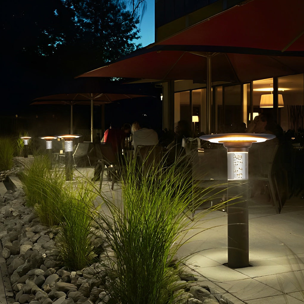 Round Creative Bubble Design Waterproof LED Modern Solar Path Lights