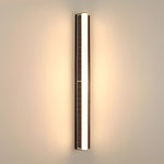 Long Acrylic LED Solar Outdoor Wall Light Waterproof Linear Wall Mounted Lighting