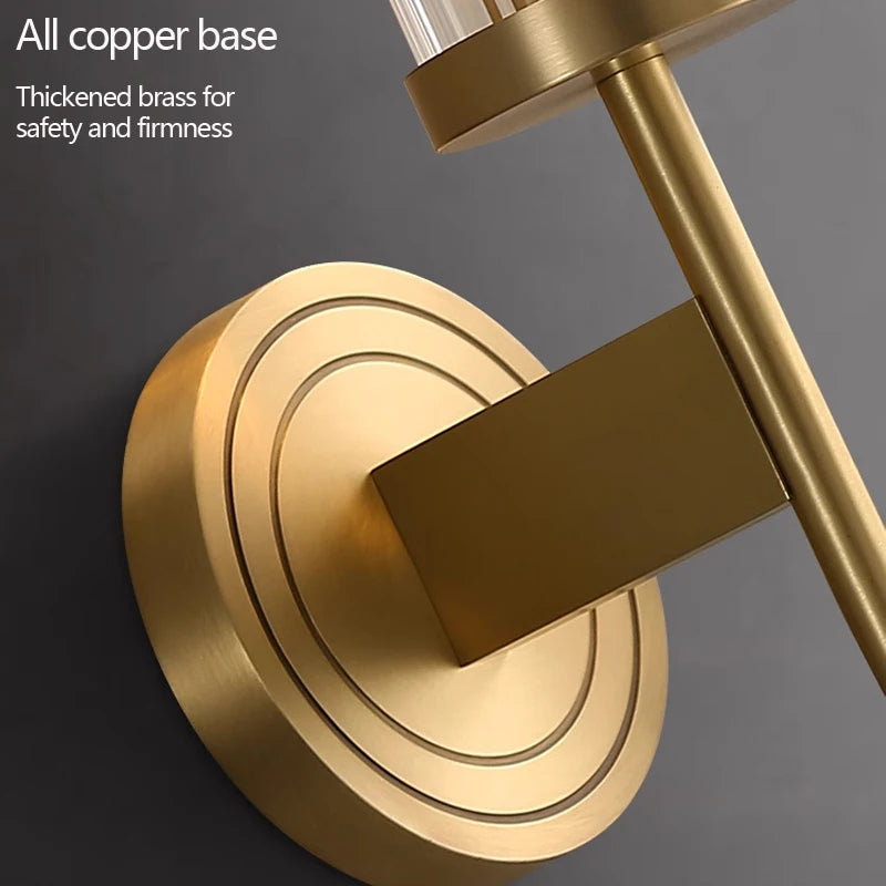 Palermo Postmodern Copper Wall Sconce