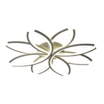 LED Flush Mount Flower-Shaped Acrylic Ceiling Light White/Gray Ceiling Lighting Fixture for Living Room