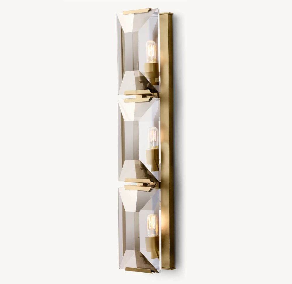 Harlow Crystal Triple Sconce