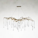 Leeya Nine-Light 19-Inch Brass Chandelier Ceiling Fixture