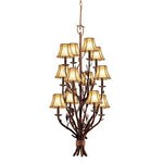 Ponderosa 12-Light Three Tier Foyer Pendant