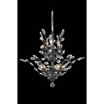 Bronze Eight-Light Chandelier with Royal Cut Crystal
