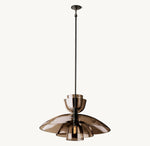 Blom Amber Glass Cloche Grand Pendant
