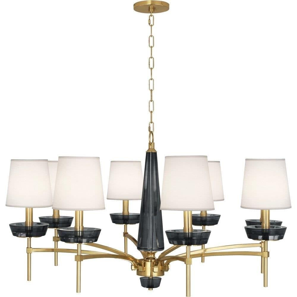 Robert Abbey Lighting - 625 - Cristallo 8-Light Chandelier 41 Inches Wide and 23.25 Inches Tall