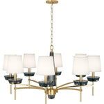 Robert Abbey Lighting - 625 - Cristallo 8-Light Chandelier 41 Inches Wide and 23.25 Inches Tall