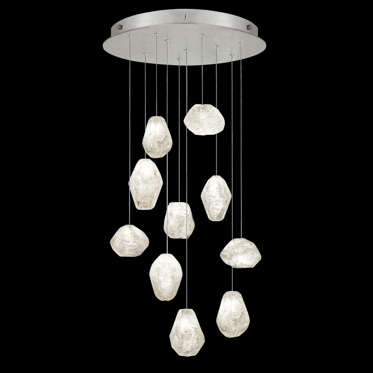 NATURAL INSPIRATIONS 22" W Round Pendant