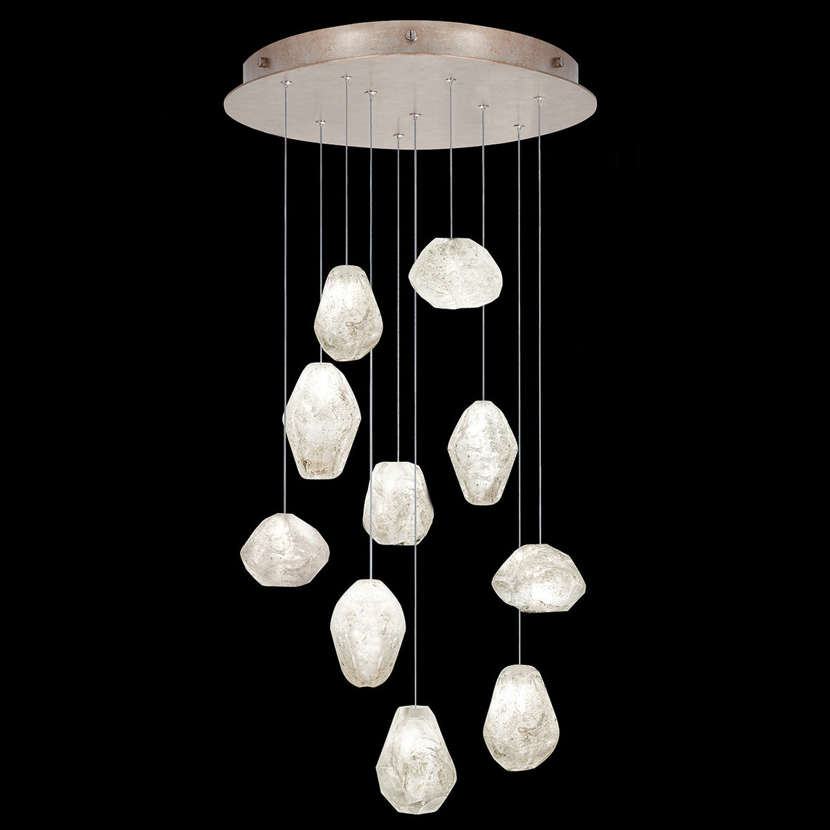 NATURAL INSPIRATIONS 22" W Round Pendant