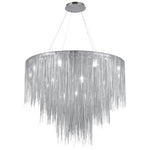 Fountain Blvd. Polished Nickel 18-Light Chandelier