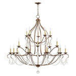 Livex Lighting - 6439-48 - Chesterfield - 20 Light Chandelier in French Country Style - 46 Inches wide by 45.5 Inches high