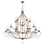 Bailey Street Home - 218-BEL-1261127 - Traditional French Country Twenty Light Chandelier