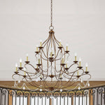 Livex Lighting - 6439-48 - Chesterfield - 20 Light Chandelier in French Country Style - 46 Inches wide by 45.5 Inches high