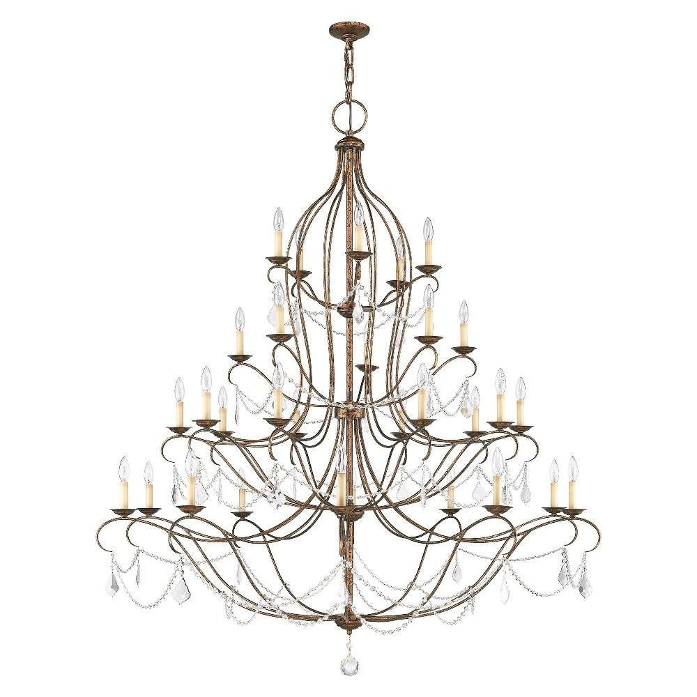 Livex Lighting - 6459-71 - Chesterfield - 30 Light Chandelier