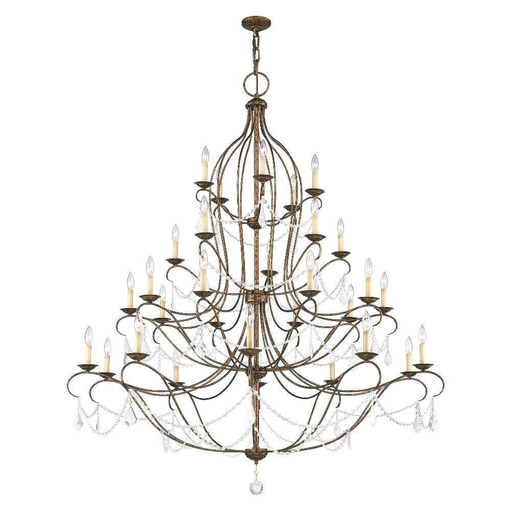 Livex Lighting - 6459-71 - Chesterfield - 30 Light Chandelier
