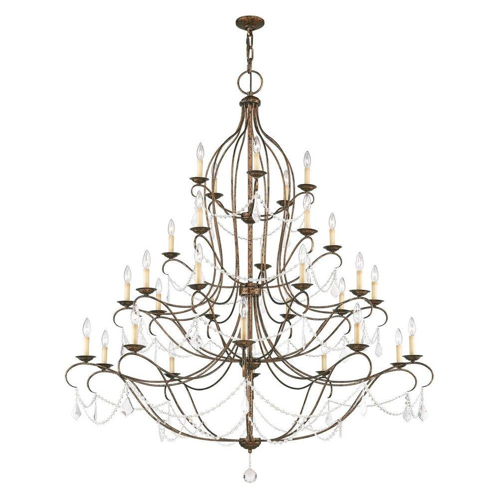 Livex Lighting - 6459-71 - Chesterfield - 30 Light Chandelier