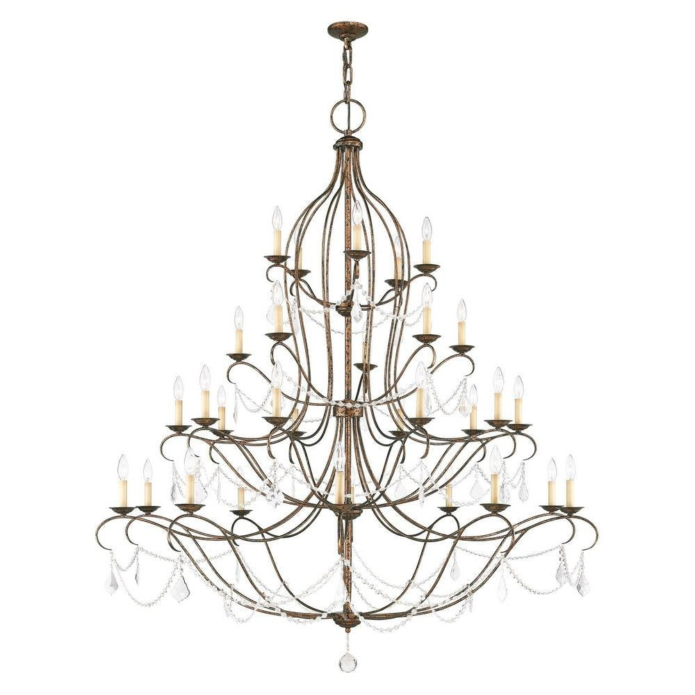 Livex Lighting - 6459-71 - Chesterfield - 30 Light Chandelier