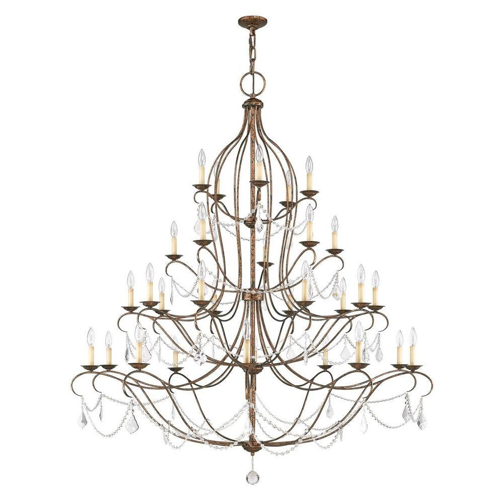 Livex Lighting - 6459-71 - Chesterfield - 30 Light Chandelier